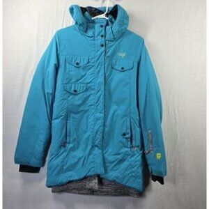 Orage Jacket Youth XXL 16 Blue Prime 10K Waterproof Ski Snowboard Winter Coat